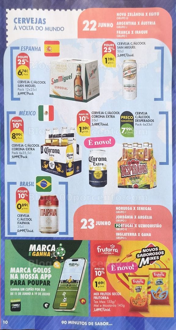 Antevisão Folheto PINGO DOCE Especial Mundial Promoções de 9 a 29 julho